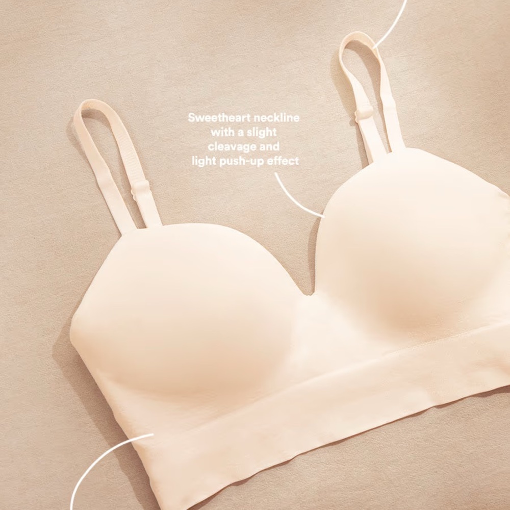 51TK.- Truekind® Supportive Comfort Wireless Shaping Bra. Size S - Picture 3 of 3